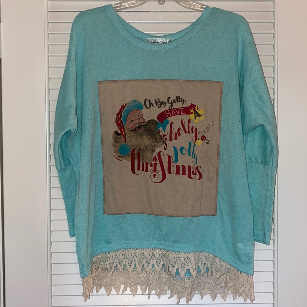Southern Grace Holly Jolly Christmas Shirt
